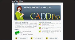 Desktop Screenshot of caddpro.biz