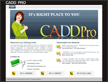 Tablet Screenshot of caddpro.biz